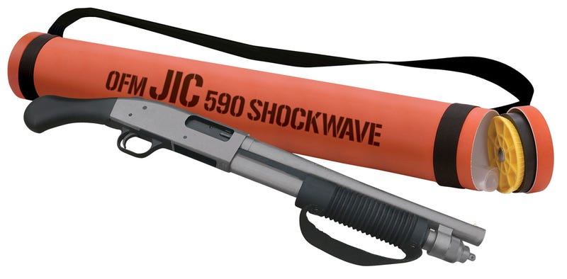 MOSSBERG 590 SHOCKWAVE JIC STAINLESS 12 GA 14.3" BARREL 3"-CHAMBER 5-ROUNDS