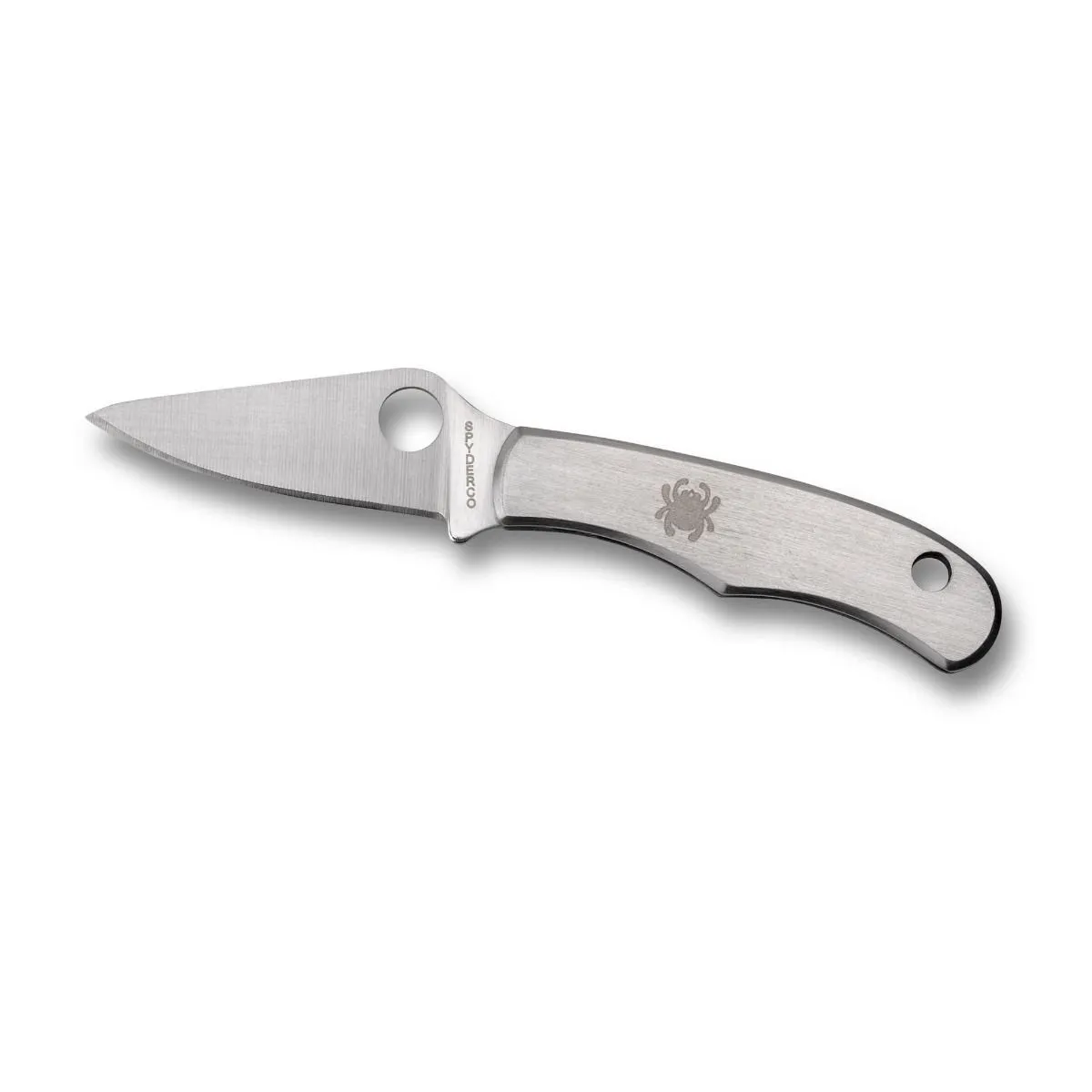 Spyderco Bug 1.27" Drop Point Plain Satin Edge SS